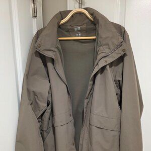 Uniqlo stand collar windproof men's jacket L